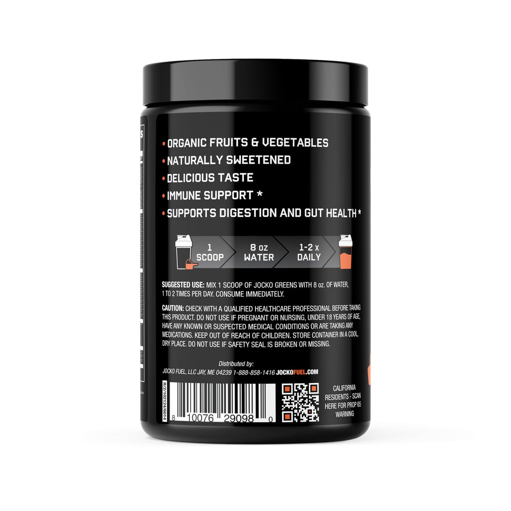 Jocko Fuel Greens Powder (Coconut/Pineapple Flavor) - Organic Greens
