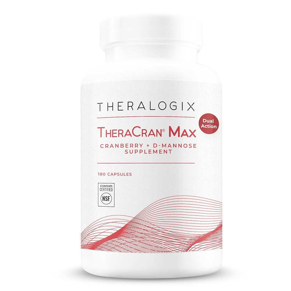 Theralogix TheraCran Max Cranberry Extract with D-Mannose - 180 Capsules