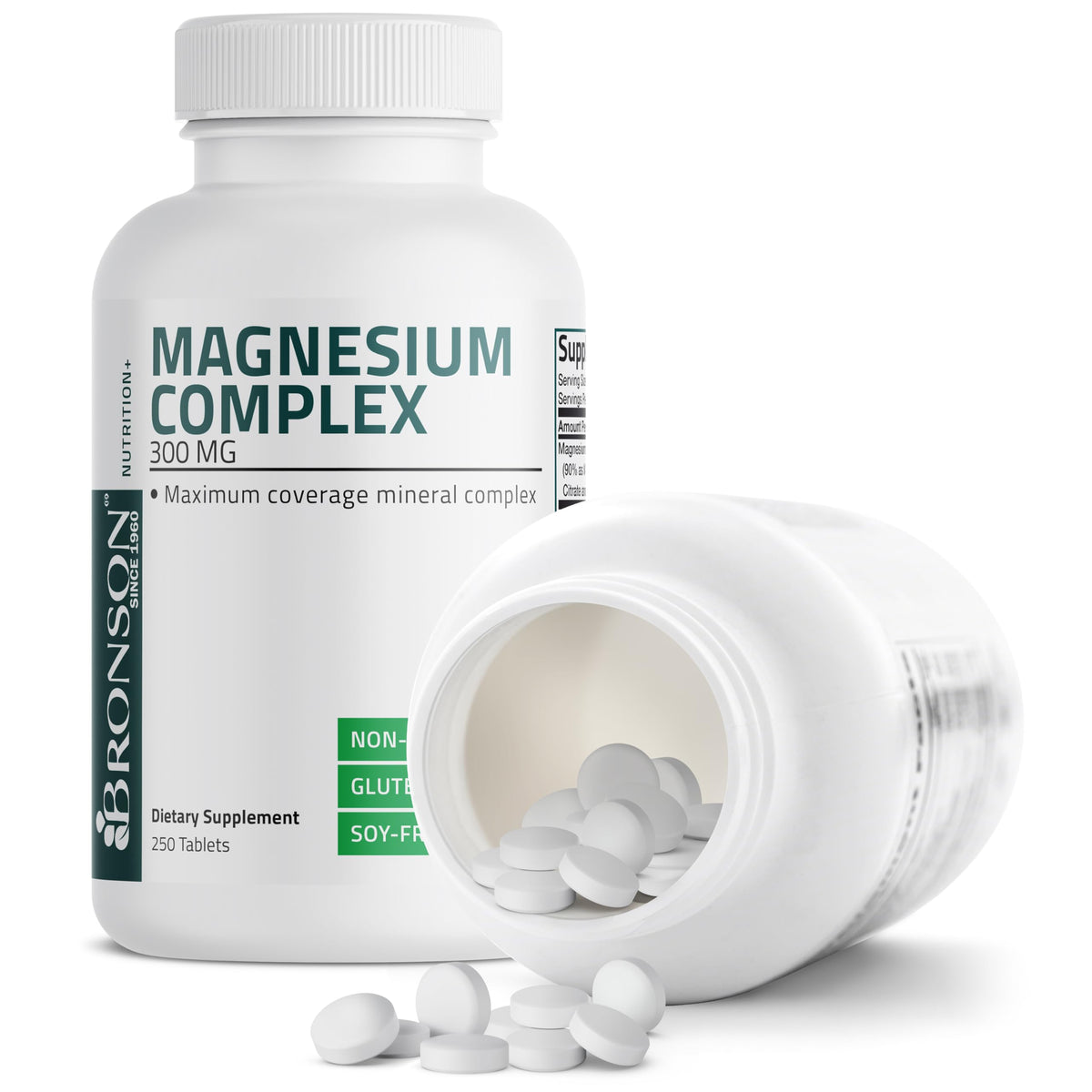 Bronson Triple Magnesium Complex 300 mg - 250 Tablets - image 4