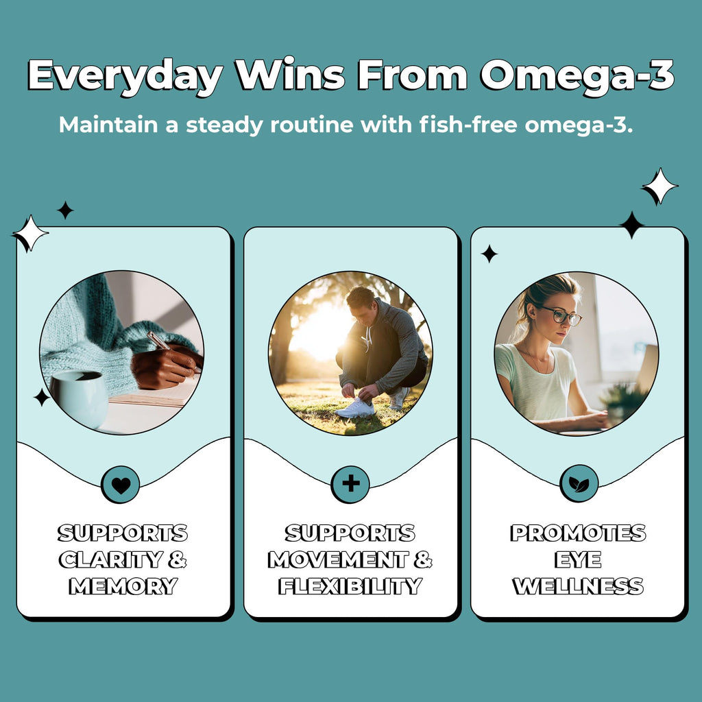 Future Kind Vegan Omega-3 Supplement for Memory & Mobility - 60 Softgels - image 3