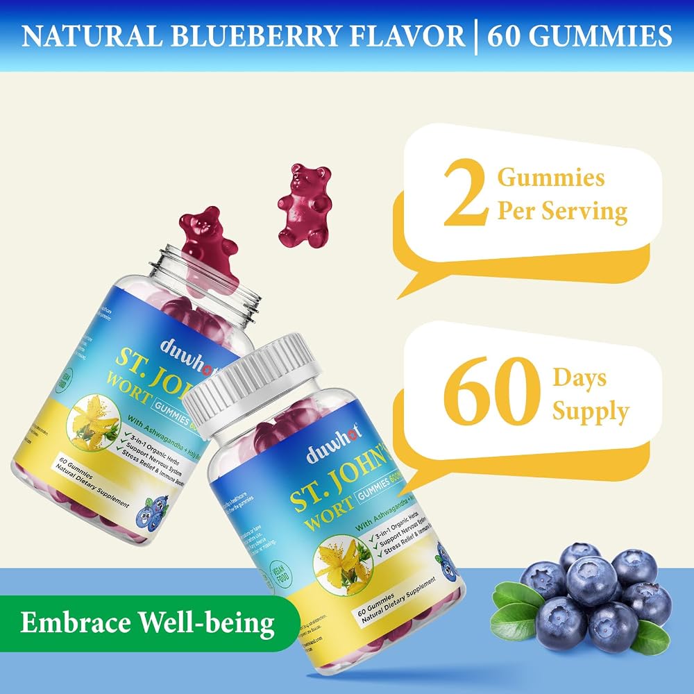 duwhot St John's Wort Gummies 600mg