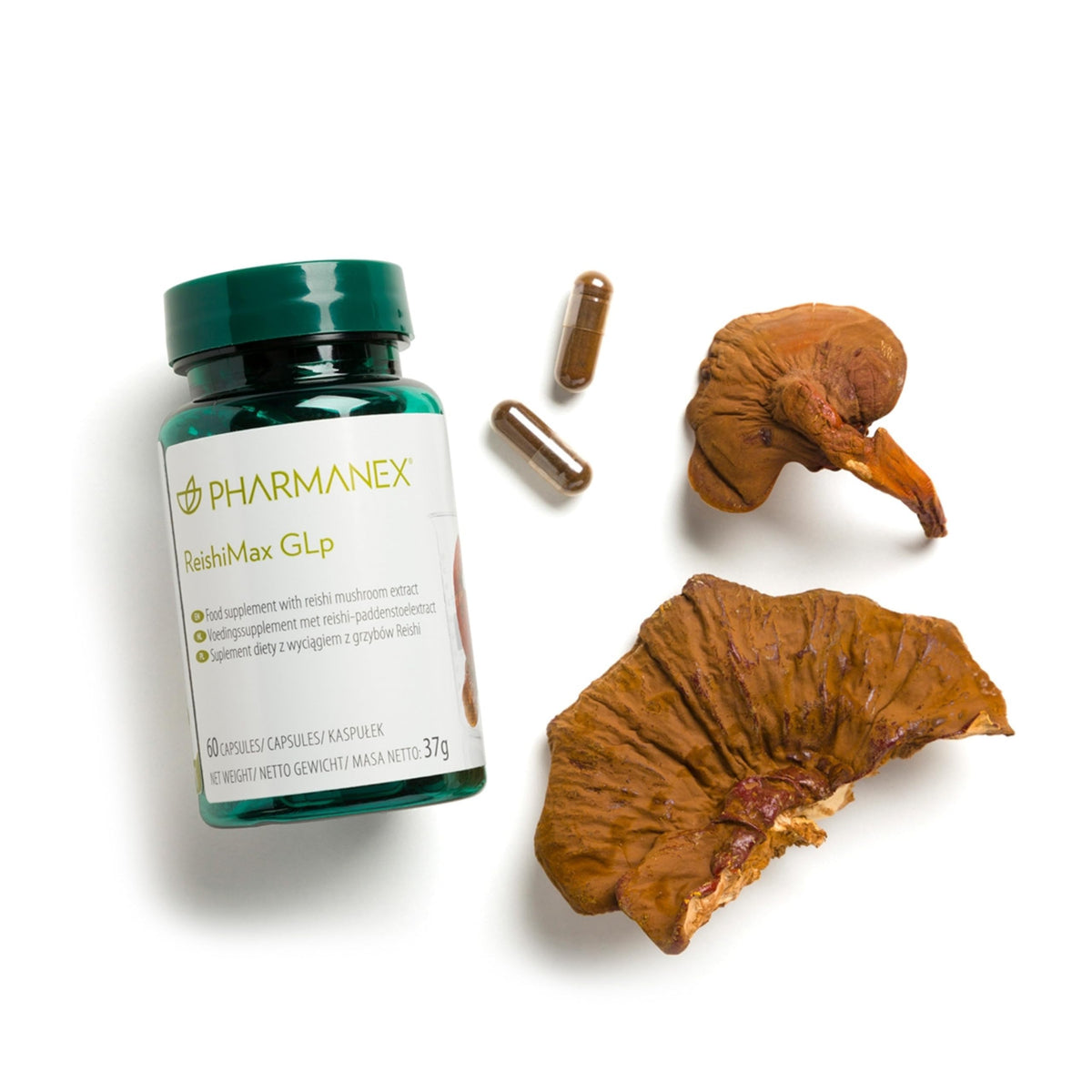 Pharmanex ReishiMax GLp Red Reishi Mushroom Immune Support - 60 Capsules - image 3