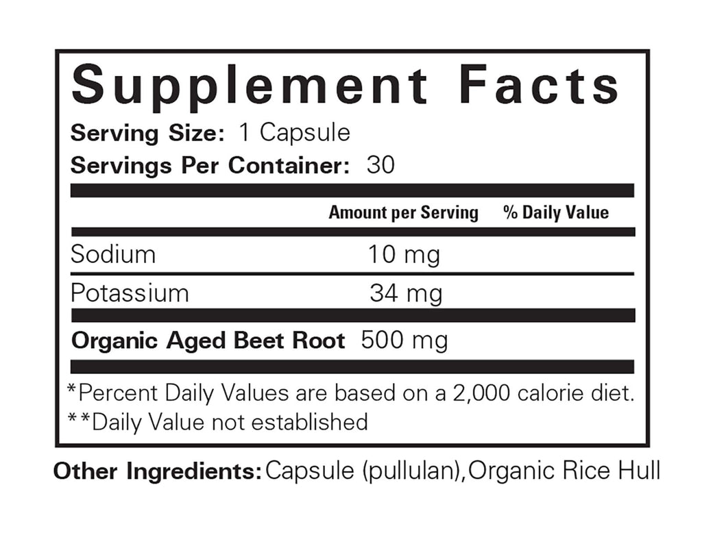Think Remedy Aged Beet Root Capsules for Stamina - 30 Capsules - image 8