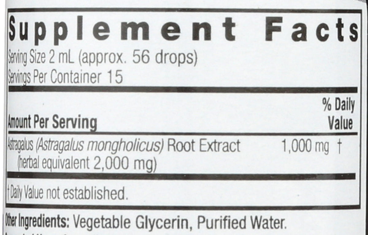 Nature's Answer Astragalus Root Alcohol Free Supplement - 1 Fl Oz - image 3