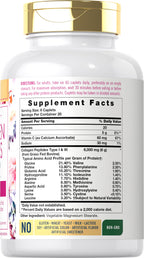 Carlyle Collagen Peptides with Vitamin C 6000mg - 120 Caplets - image 2