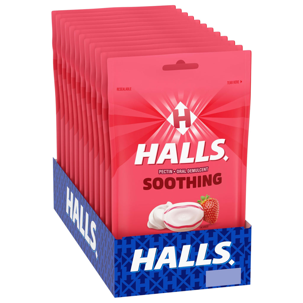 HALLS Soothing Creamy Strawberry Throat Drops - 300 Count - image 12