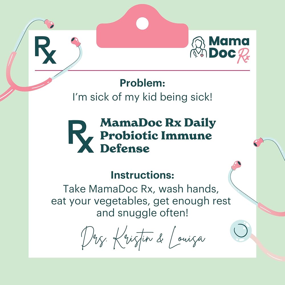 MamaDoc Rx Organic Kids & Teens Probiotic Immune Defense - 30 Tablets - image 5