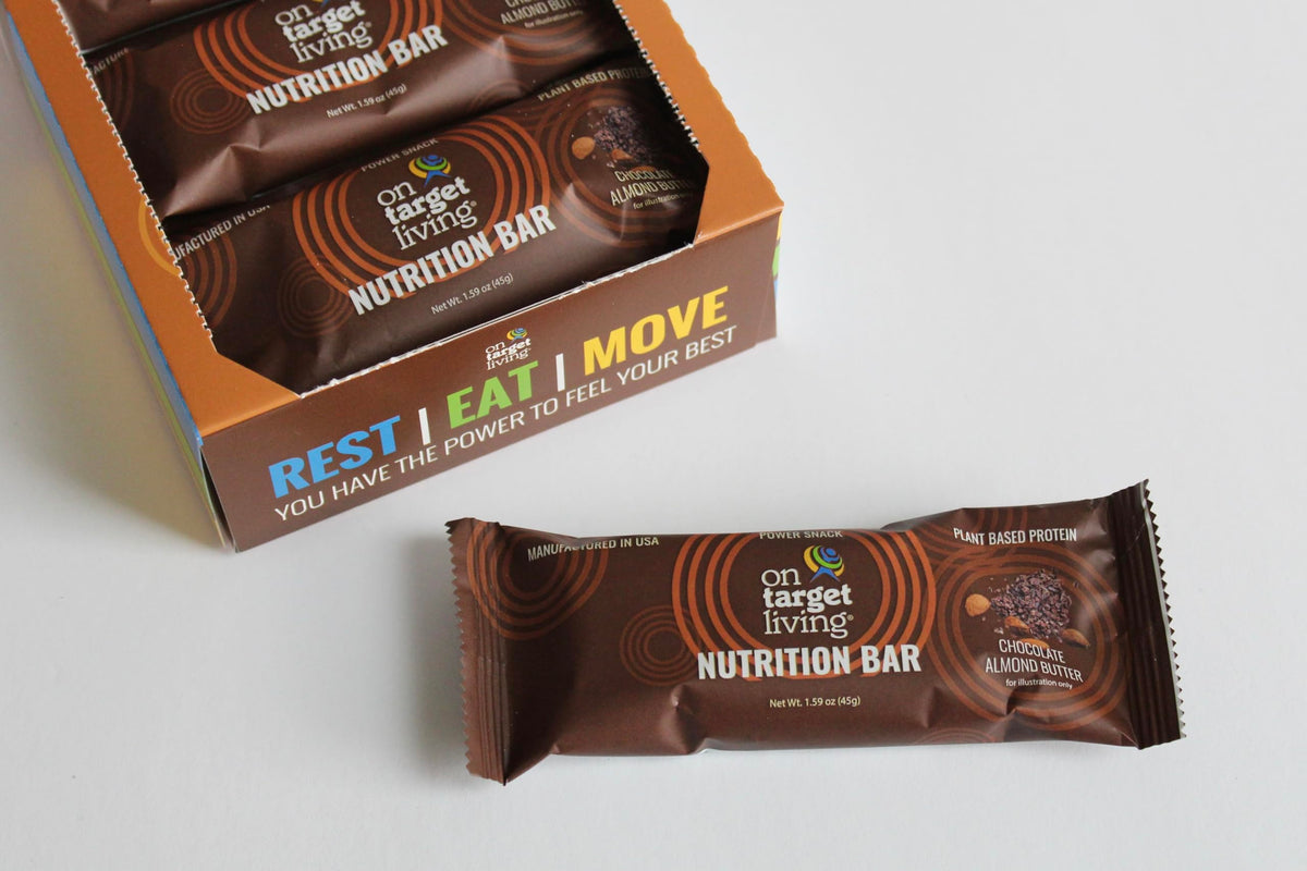 On Target Living Chocolate Almond Butter Nutrition Bar - 12-Pack - image 2