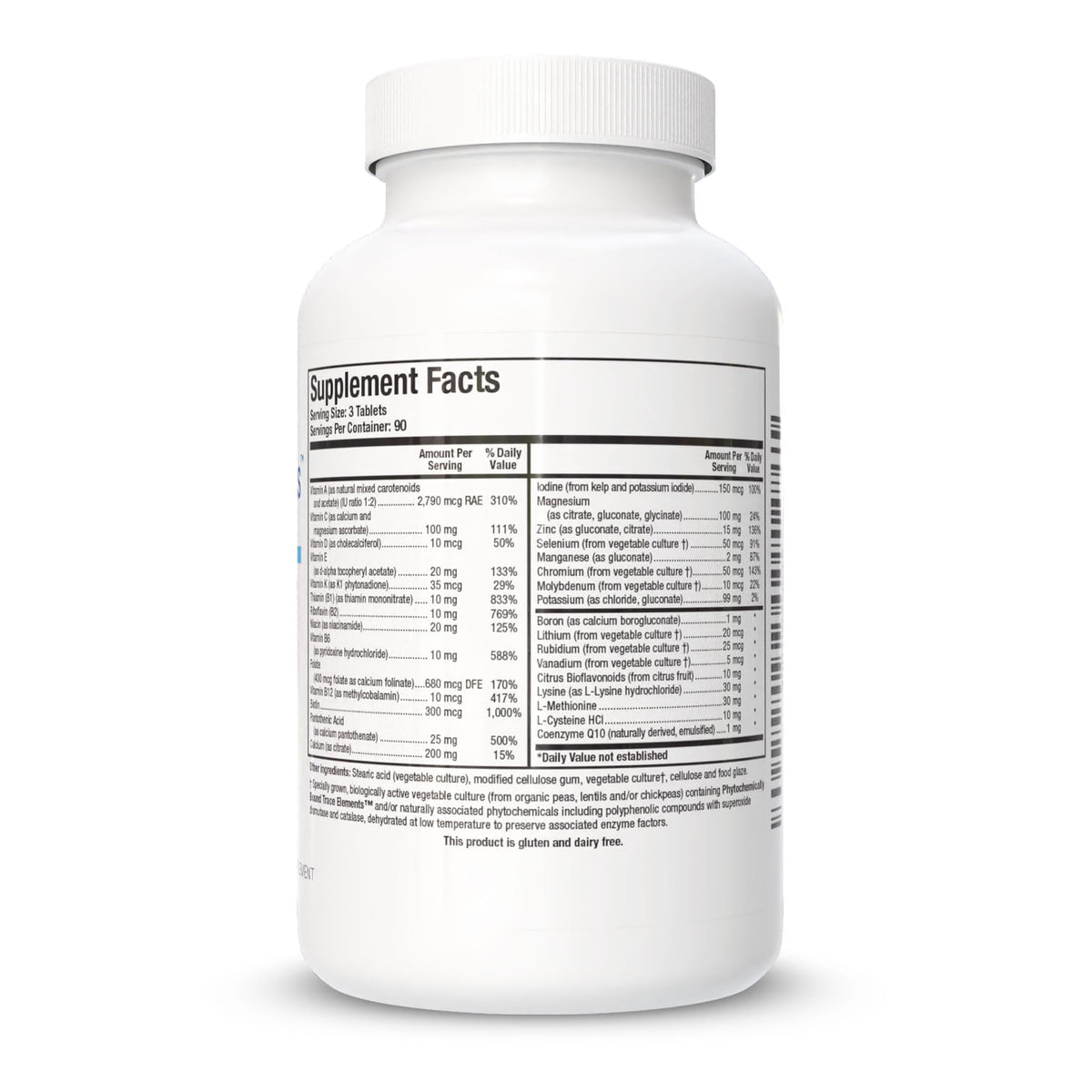 BIOTICS RESEARCH Bio Multi Plus Multivitamin Iron & Copper Free - 270 Tablets - image 3
