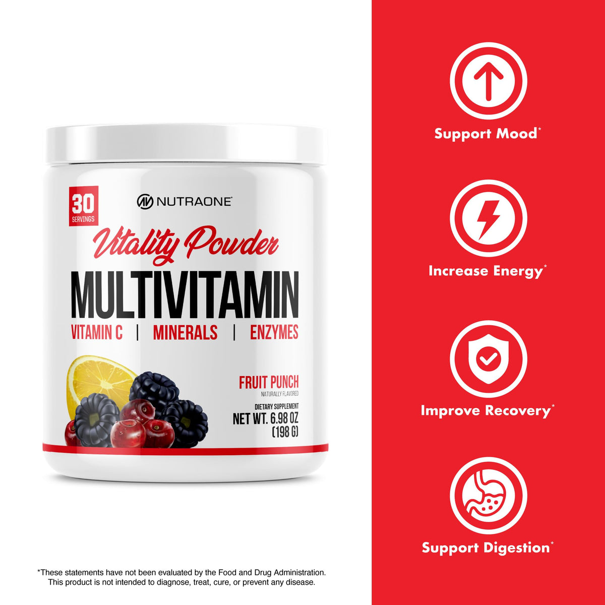NutraOne Vitality Vitamin Powder - 30 Servings - image 4