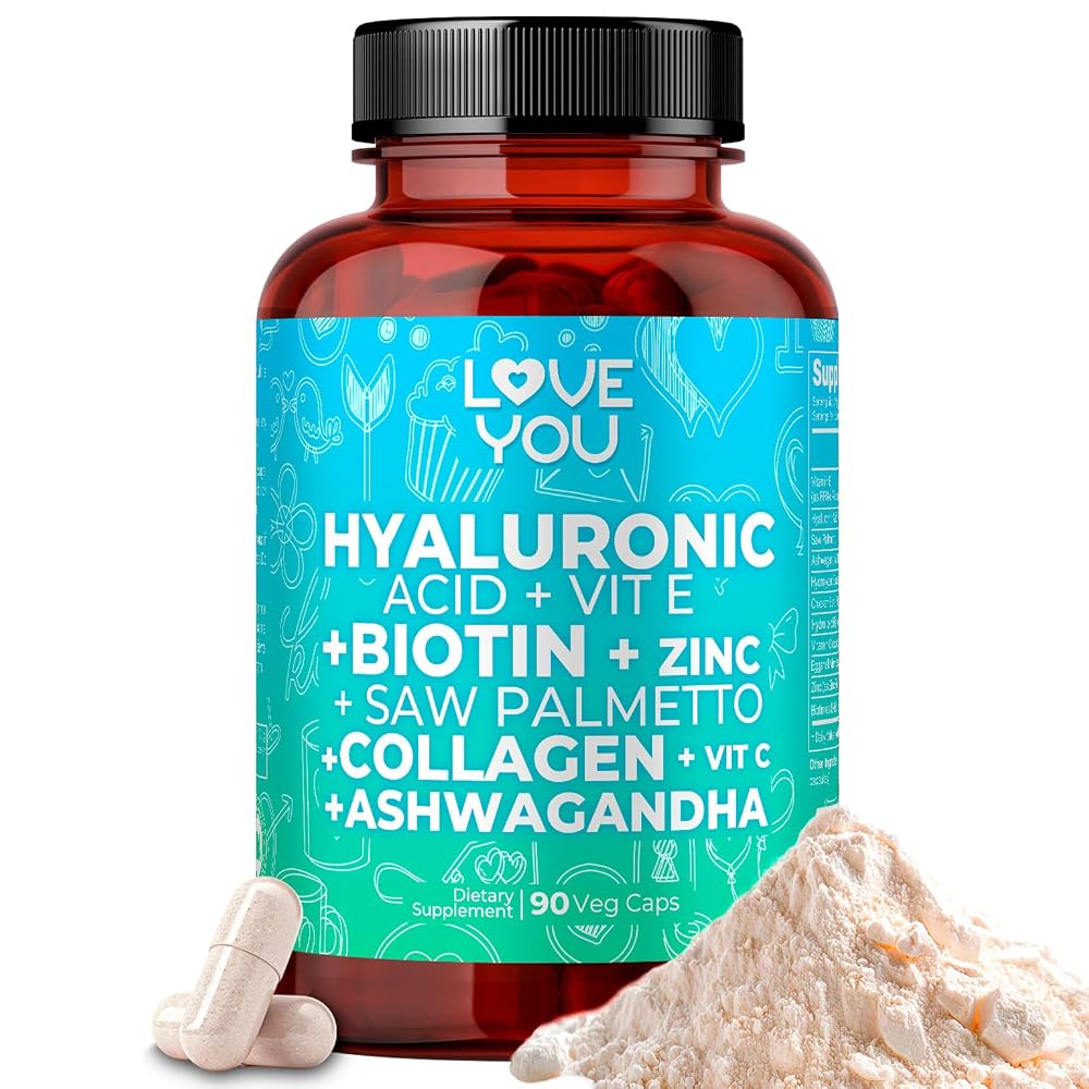 Love You Hyaluronic Acid + Collagen Complex - 90 Vegetarian Capsules