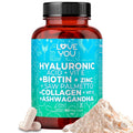 Love You Hyaluronic Acid + Collagen Complex - 90 Vegetarian Capsules