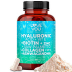 Love You Hyaluronic Acid + Collagen Complex - 90 Vegetarian Capsules