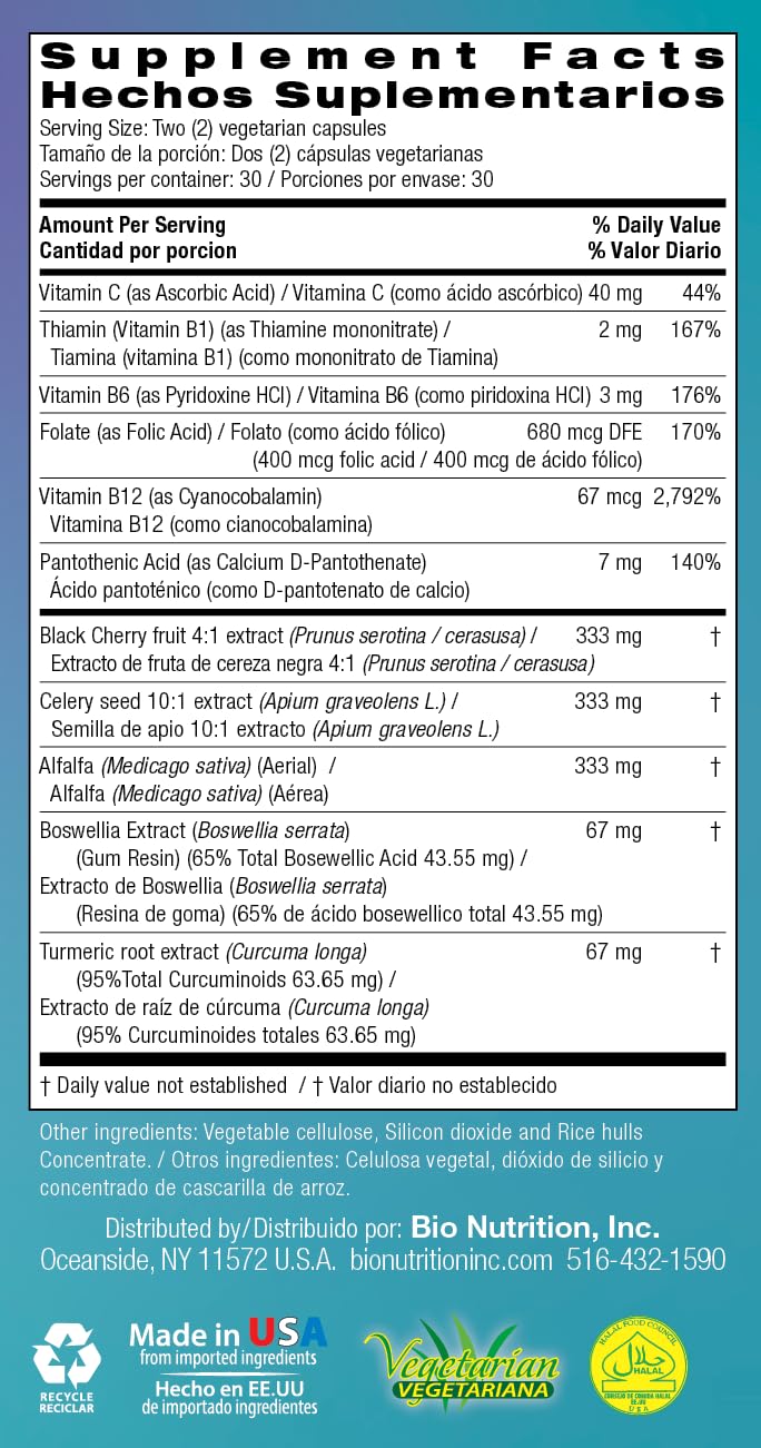 Bio Nutrition Urilow Urinary Tract Health - 60 Vegetarian Capsules - image 5