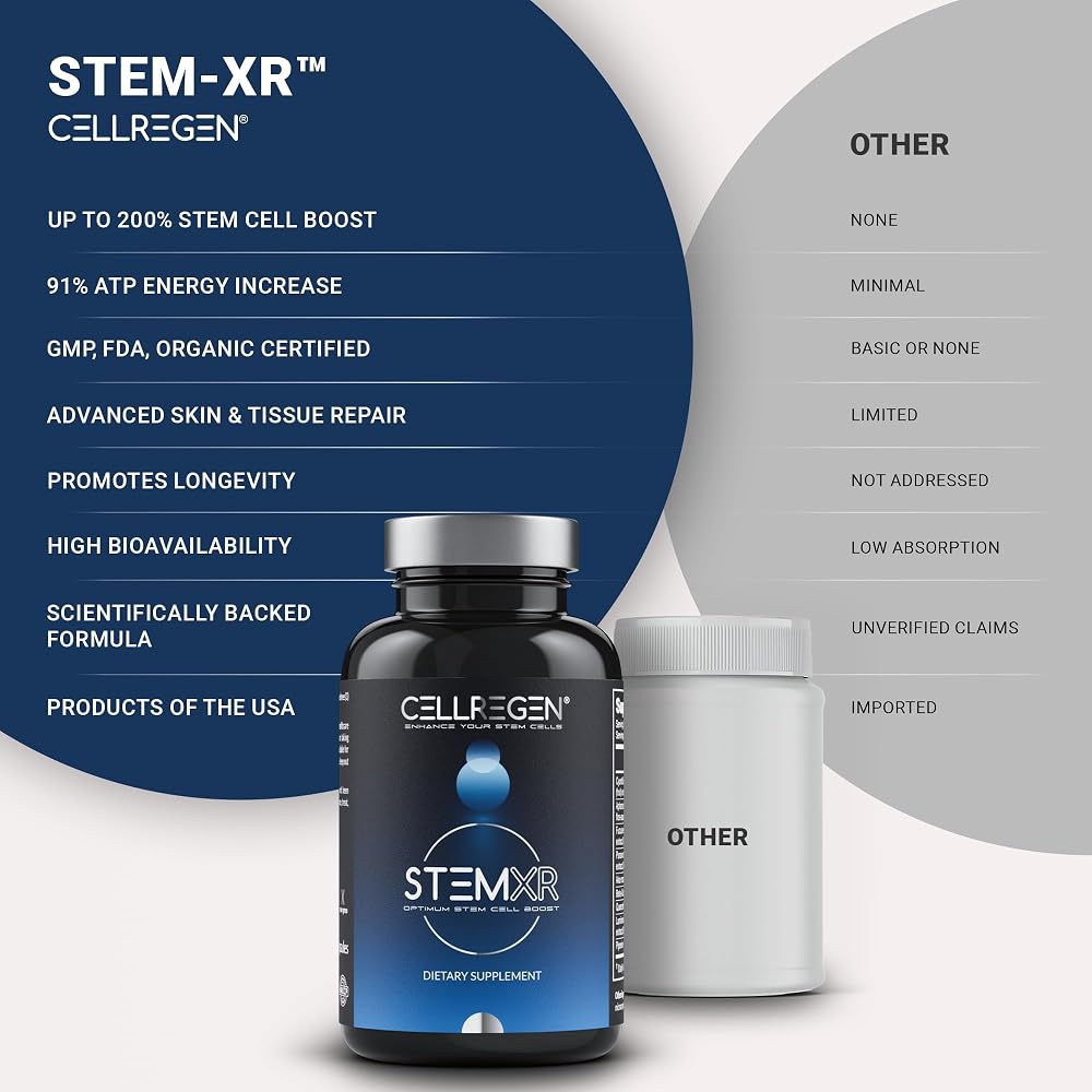 Cellregen StemXR Stem Cell Activator & Circulation Booster - 90 Capsules - image 5
