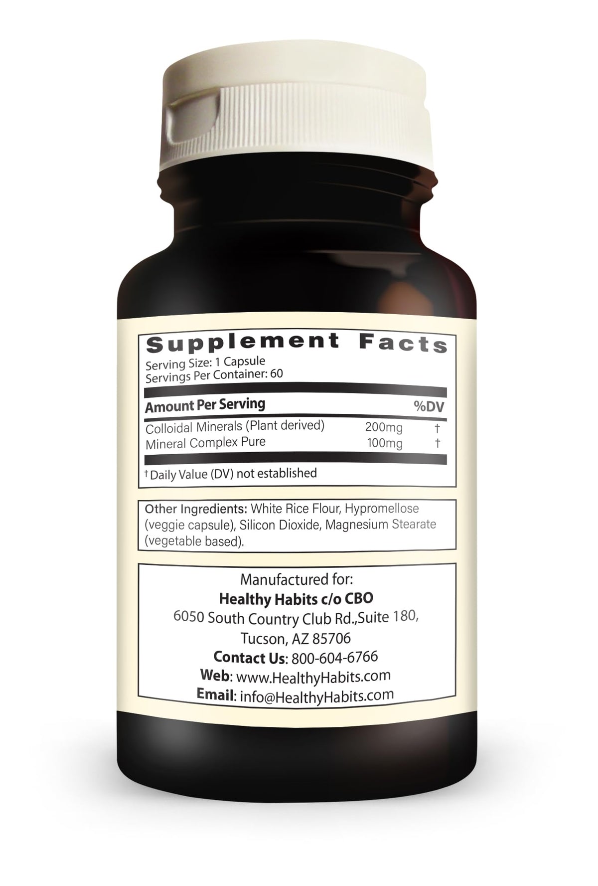 Healthy Habits MINEREX High Potency Mineral Supplement - 60 Capsules - image 3