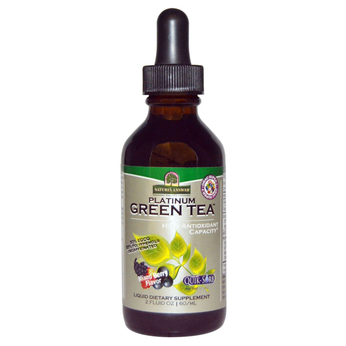 Platinum Green Tea High Antioxidant Mixed Berry Flavor - 2 fl oz
