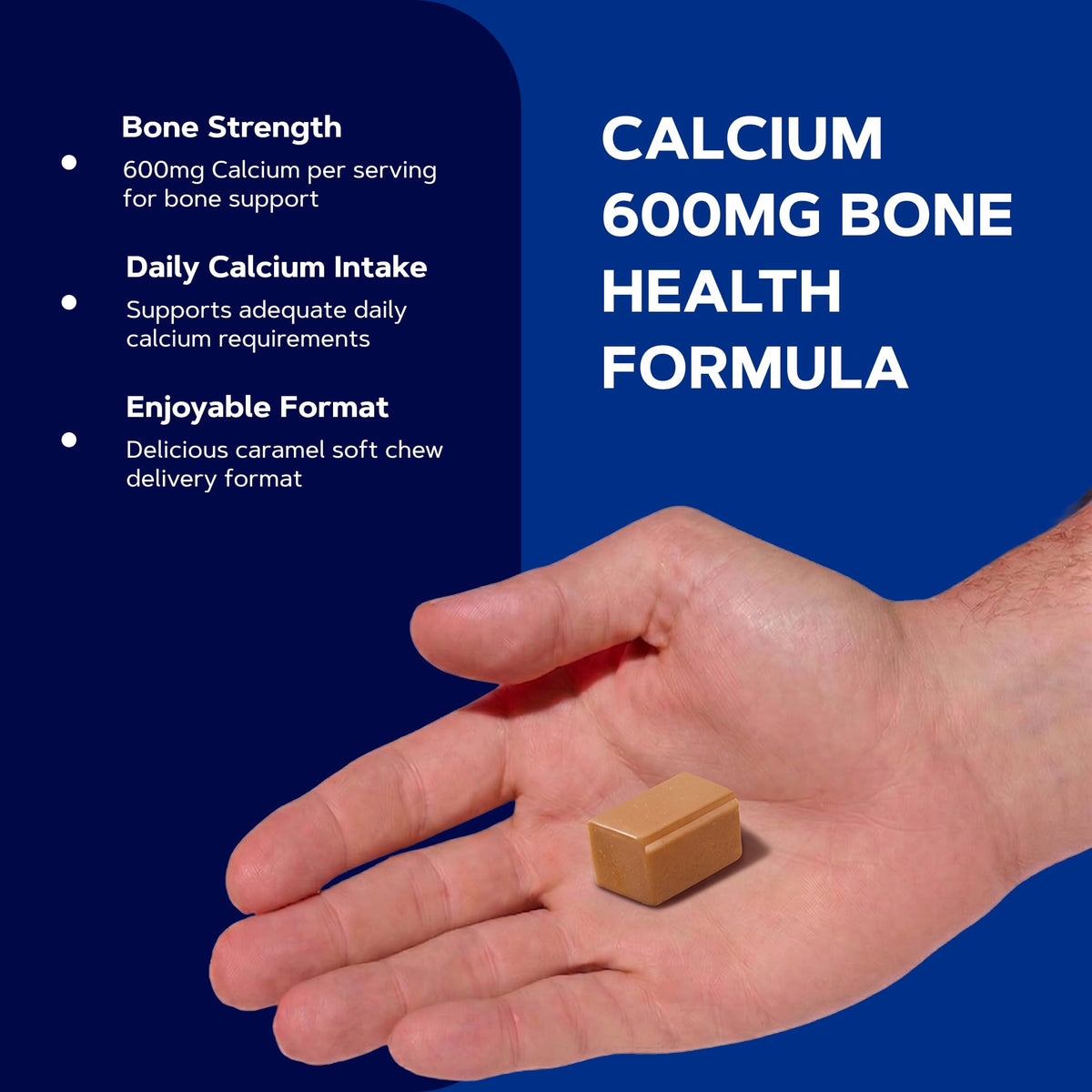 GNC Calcium 600mg Supplement for Strong Bones - 60 Chewables - image 4