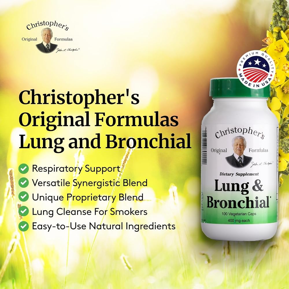 Christopher's Original Formulas Lung & Bronchial Formula - 100 Capsules - image 4