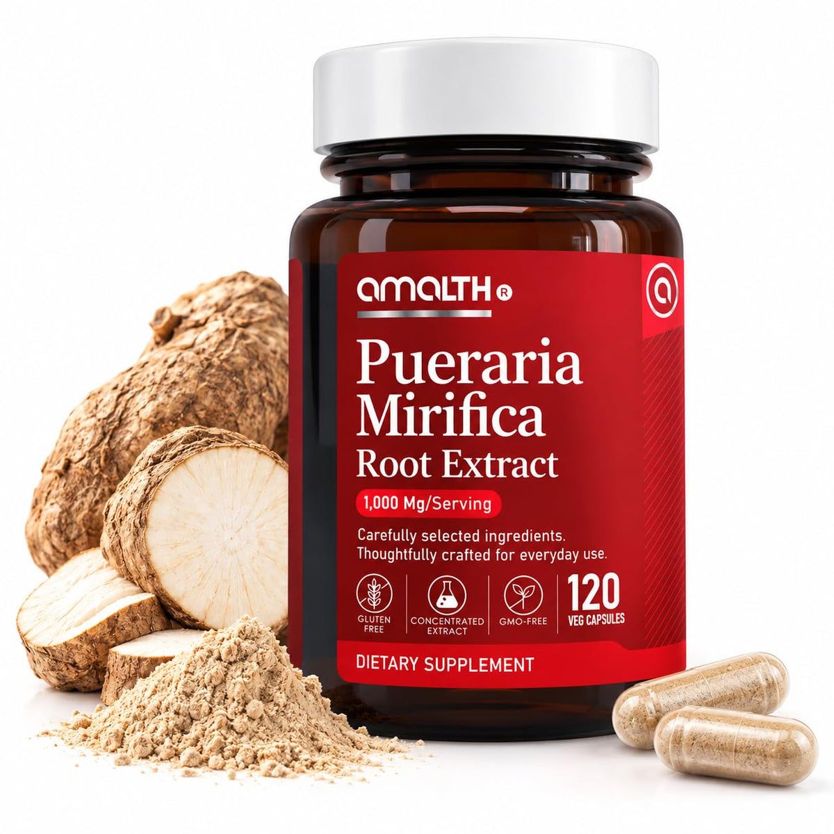 AMALTH Pueraria Mirifica 1000 mg - 120 Capsules