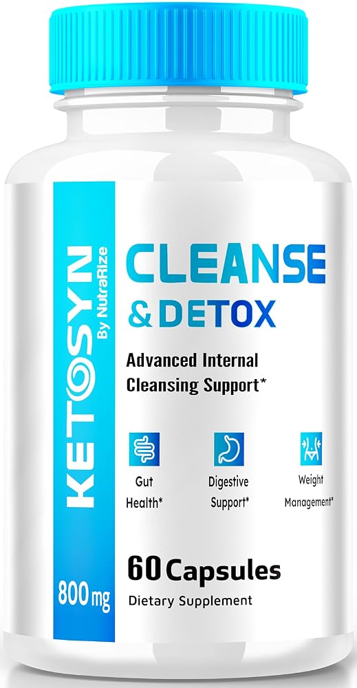 NutraRize Ketosyn Cleanse & Detox Capsules Weight Loss Support - 60 Capsules