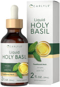 Carlyle Holy Basil Liquid Drops Tulsi Leaf Extract - 2 Fl Oz