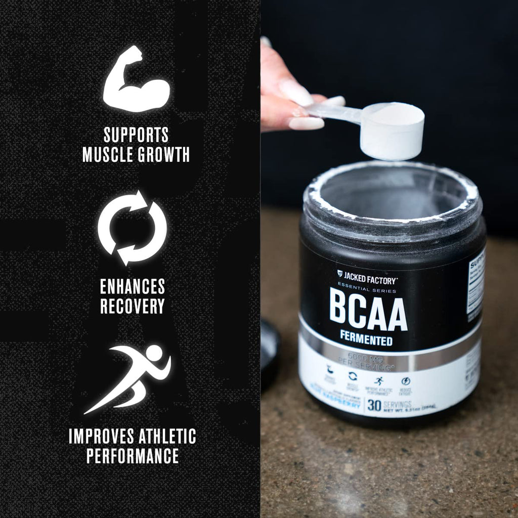 Jacked Factory BCAA Powder Fermented 6g - 30 Servings - image 5