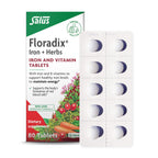 Floradix Iron Tablets Supplement Vegetarian - 80 Tablets