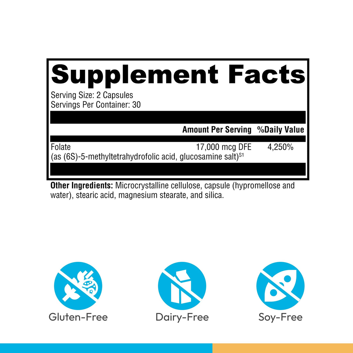 XYMOGEN 5-MTHF ES Folate Supplement - 60 Capsules - image 2