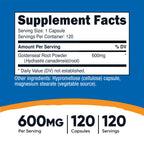 Nutricost Goldenseal Root 600mg - 120 Capsules - image 2