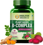 Generic Plant Based Vitamin B Complex with 100% RDA - 30 Capsules