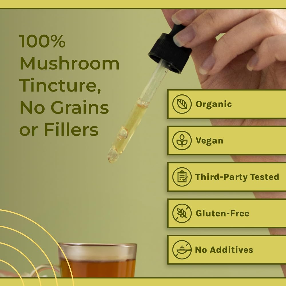 Naturealm Lion's Mane Tincture Drops Organic - 100ml - image 5