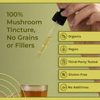 Naturealm Lion's Mane Tincture Drops Organic - 100ml - image 5