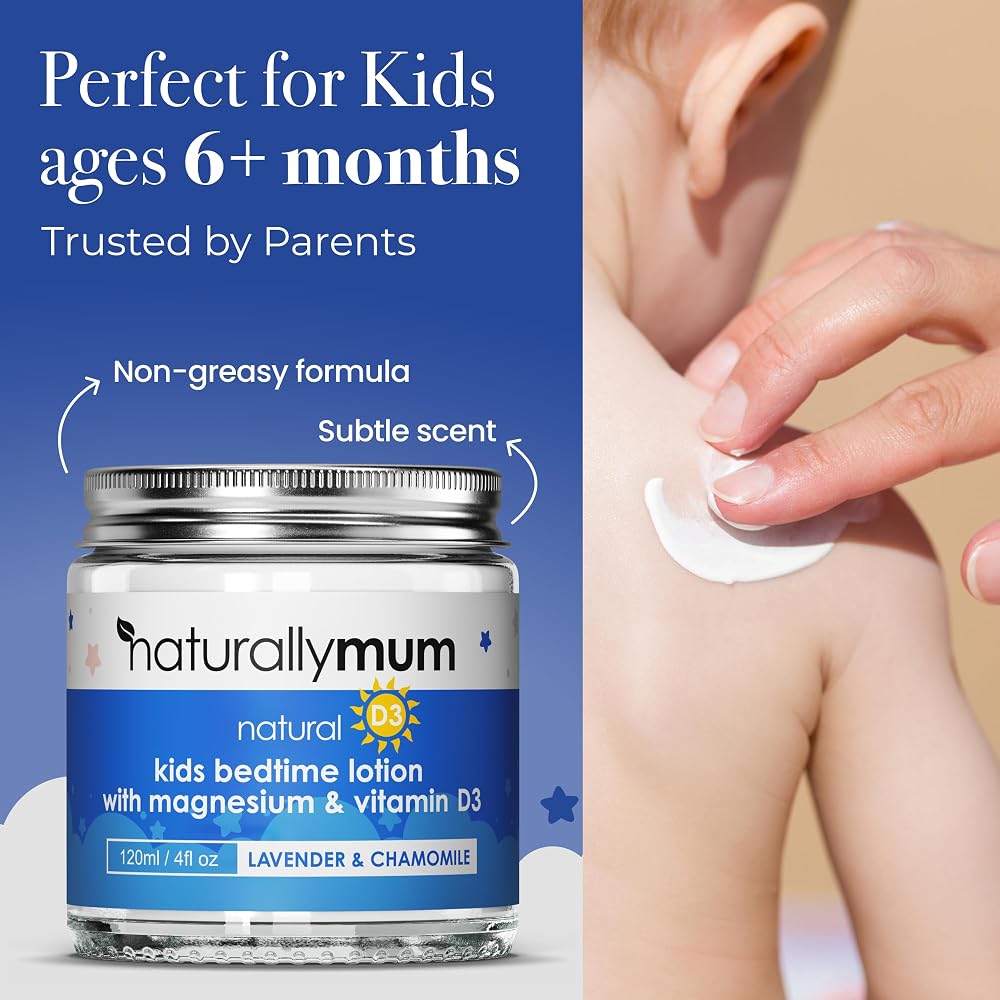 NaturallyMum Kids Magnesium Bedtime Lotion with Vitamin D - 4.2 fl oz - image 6