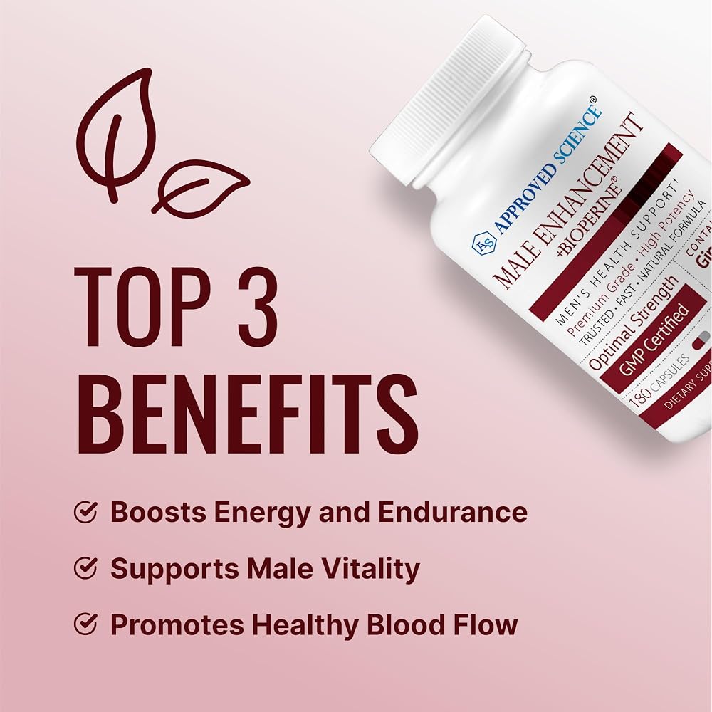 Approved Science Male Enhancement - 180 Vegan Capsules - image 2