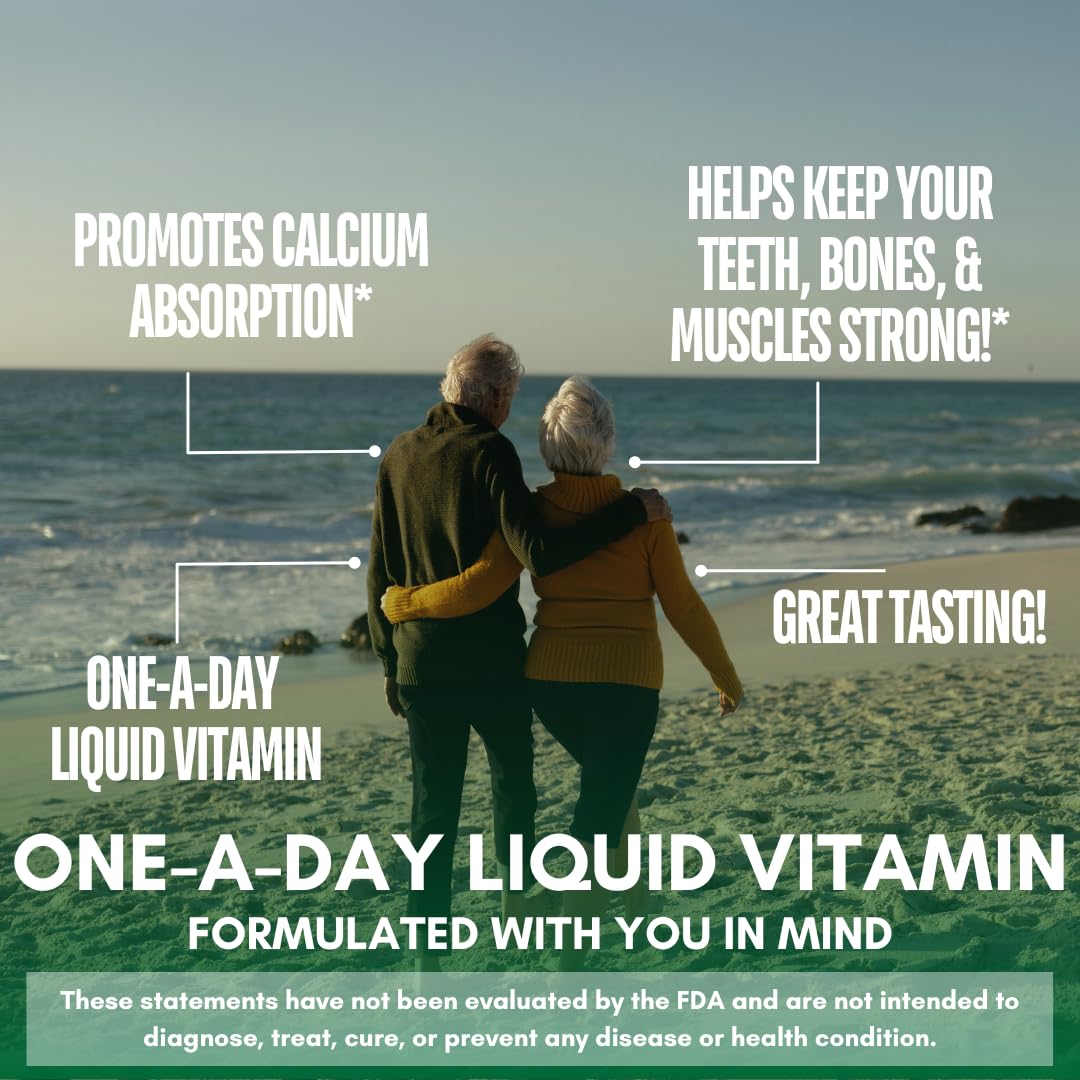 Tropical Oasis Liquid Calcium Magnesium Citrate with Vitamin D3 - 32oz - image 3
