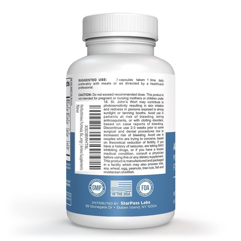 StarPass Labs Complete Amino Formula - 90 Capsules - image 3
