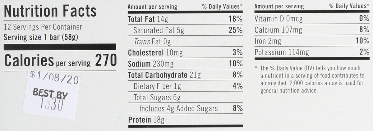 Jimmy Bar Protein Chocolate Peanut Butter Cup - 1 Bar - image 4