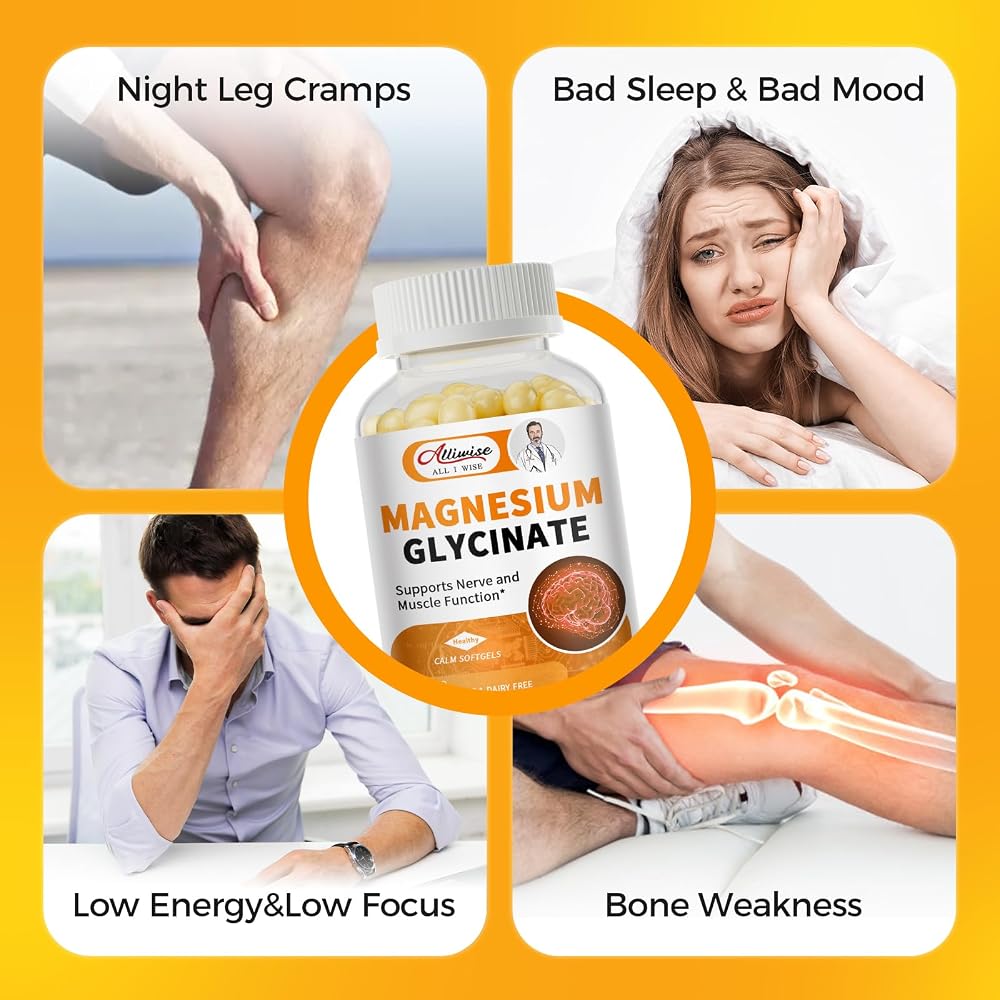 Alliwise Magnesium Supplement Softgels
