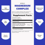 UpNourish Magnesium Complex 10 in 1 - 240 Vegan Capsules - image 6