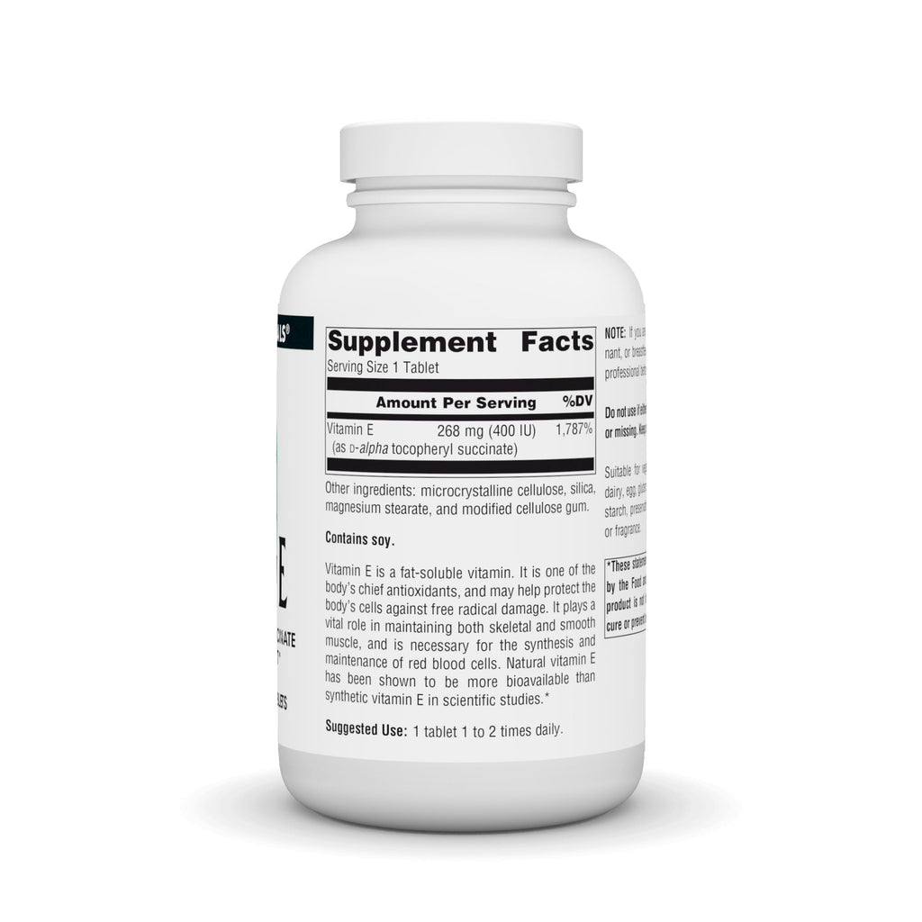 Source Naturals Vitamin E 400 IU Antioxidant - 250 Tablets - image 2