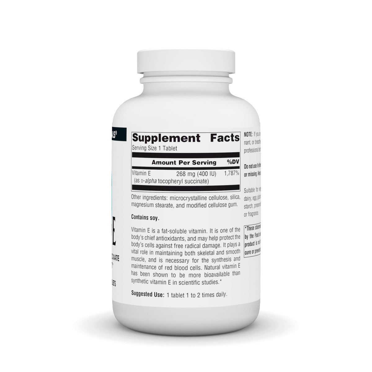Source Naturals Vitamin E 400 IU Antioxidant - 250 Tablets - image 2