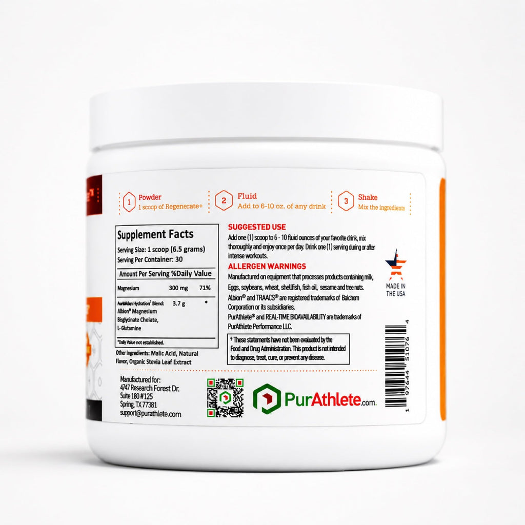 PurAthlete Magnesium Bisglycinate Powder 300mg - Powder - image 2