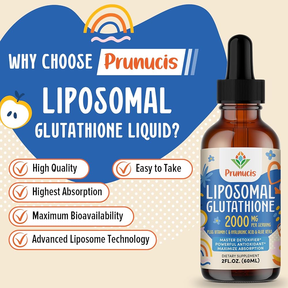 Prunucis 2000MG Liposomal Glutathione Liquid