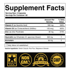 SPARTIS Zinc Quercetin 500mg with Vitamin C & D3 - 120 Capsules - image 2