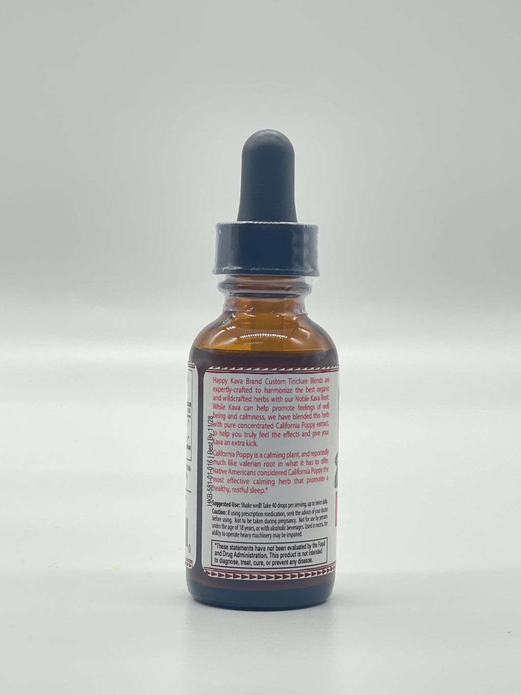 Happy Kava California Poppy Kava Tincture for Sleep - 1 Fl Oz - image 3