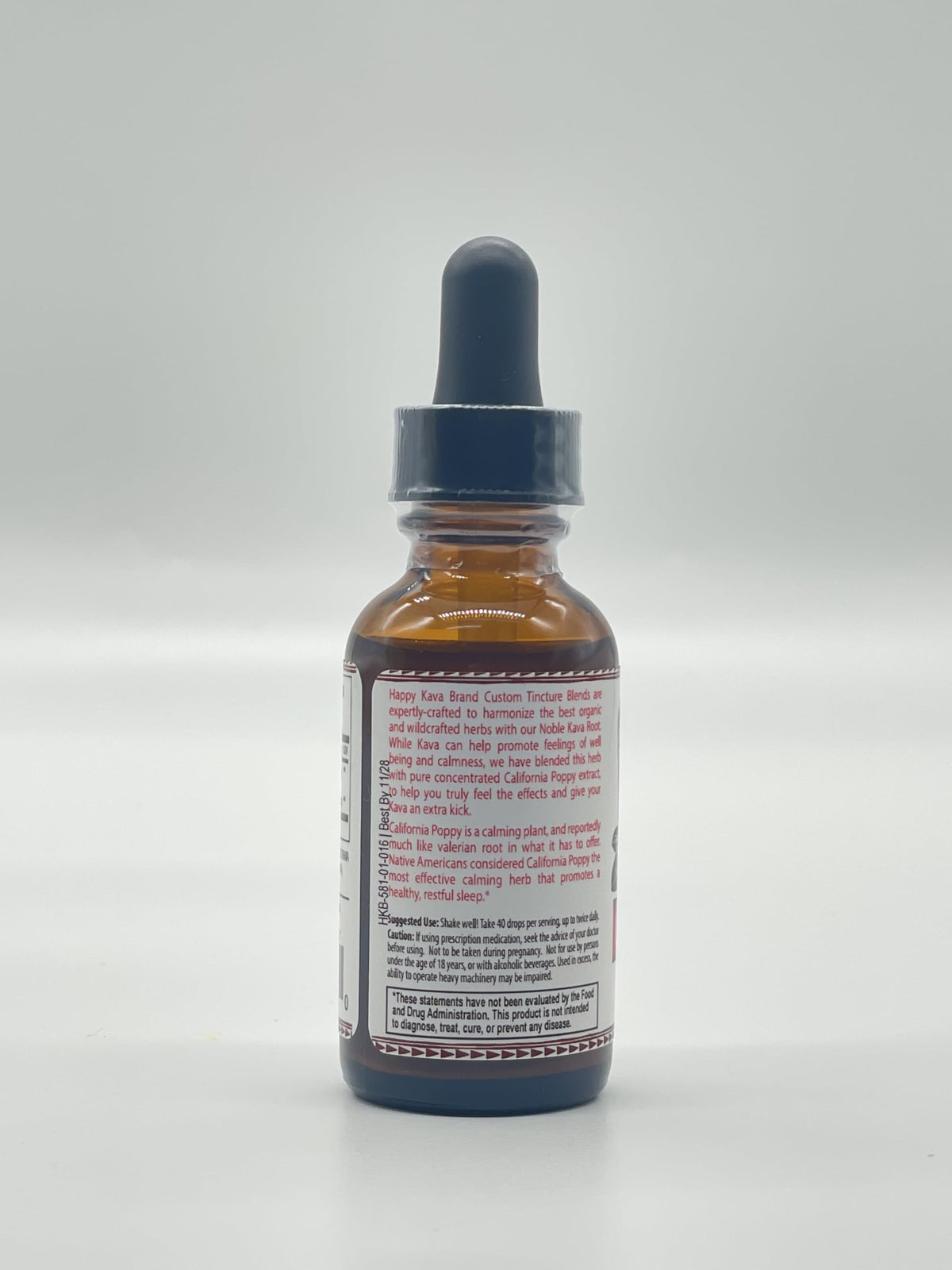 Happy Kava California Poppy Kava Tincture for Sleep - 1 Fl Oz - image 3