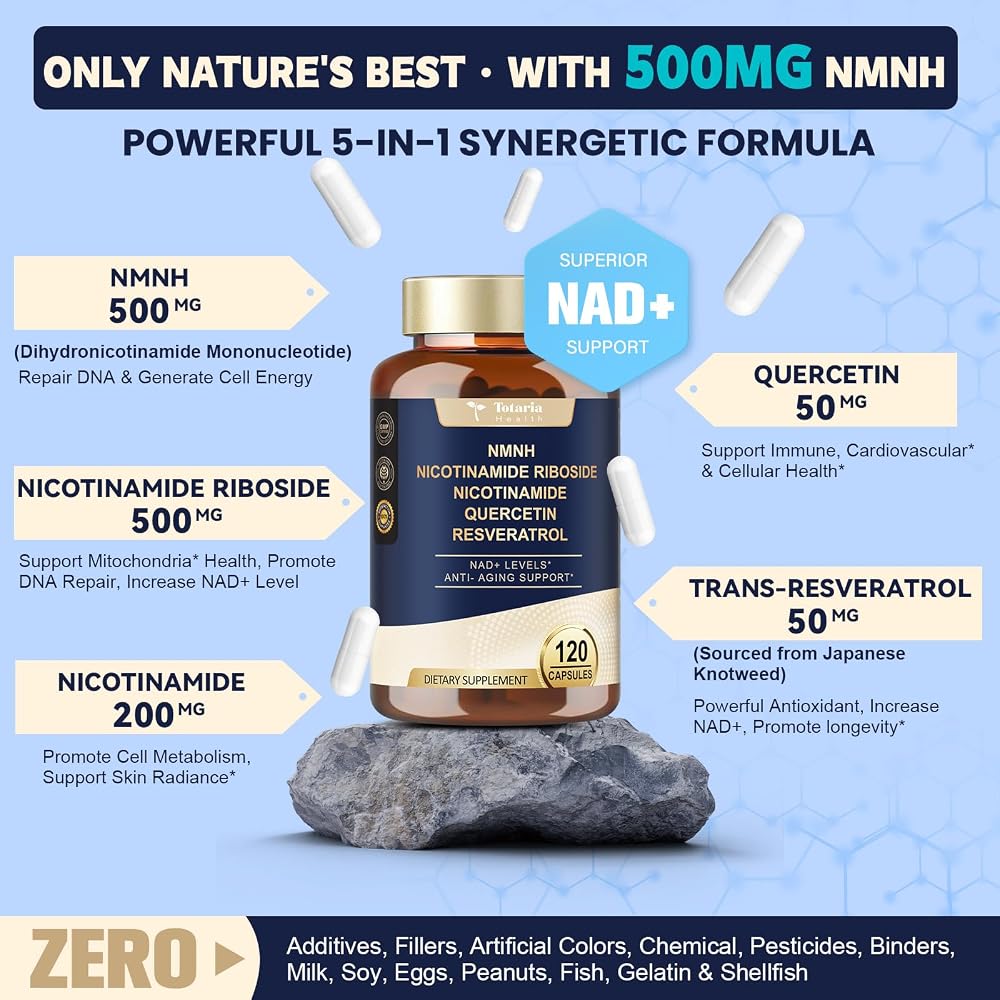 Totaria NMNH (Dihydronicotinamide Mononucleotide) Capsules