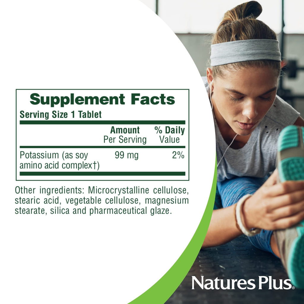 NaturesPlus Nature's Plus Potassium 99 mg - 90 Tablets - image 5