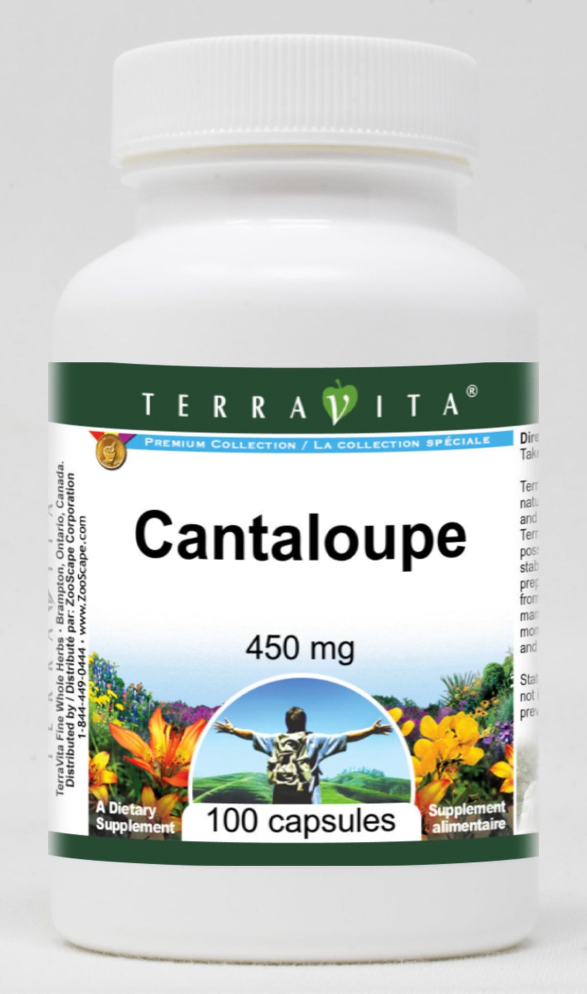 Terravita Cantaloupe - 450 mg (100 Capsules, ZIN: 519486)